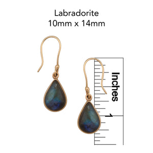 Alchemia Teardrop Labradorite Earrings | Charles Albert Jewelry