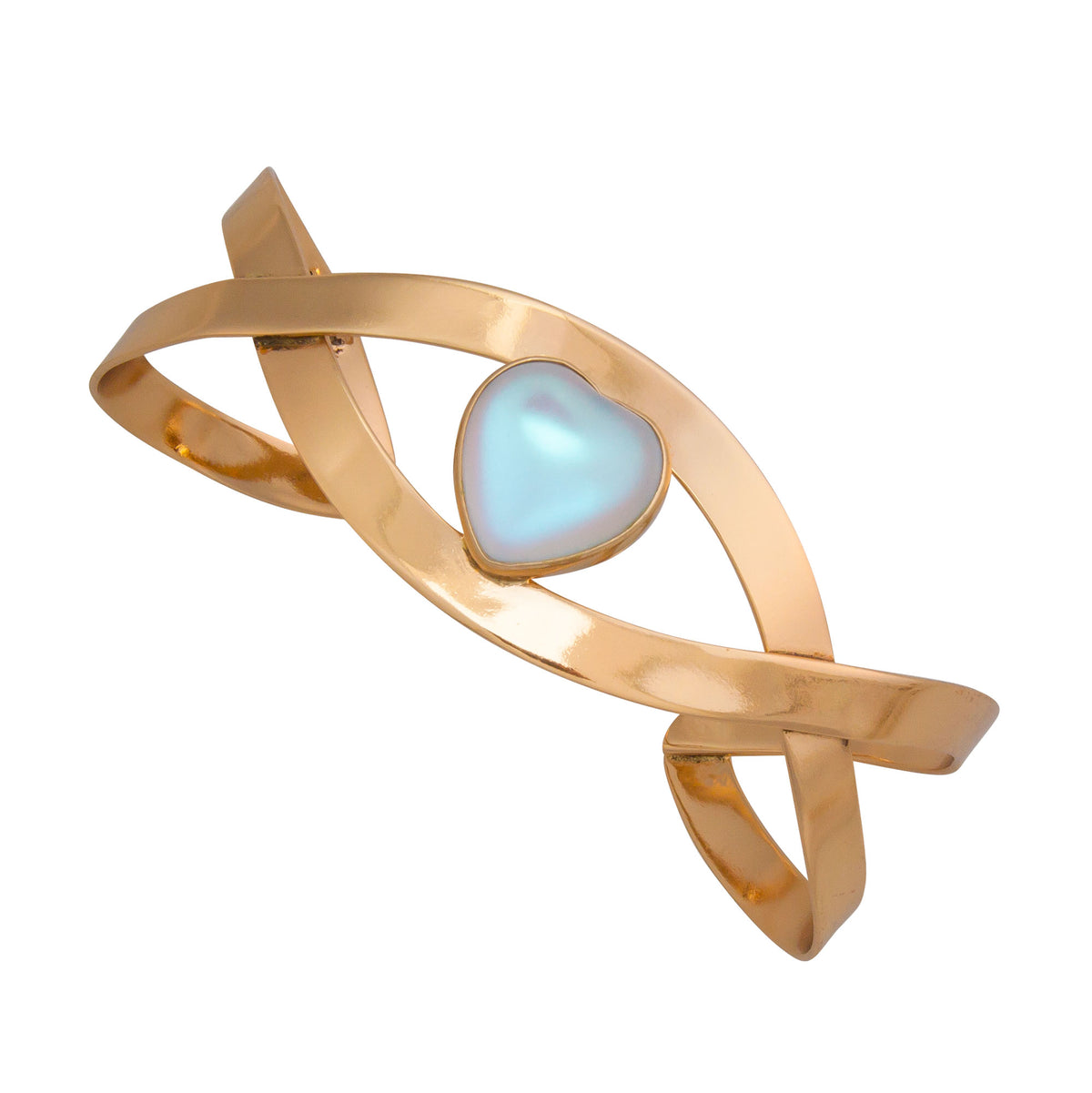 Alchemia Luminite Heart Infinity Cuff | Charles Albert Jewelry
