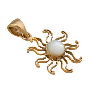 Alchemia Mother of Pearl Sun Pendant | Charles Albert Jewelry