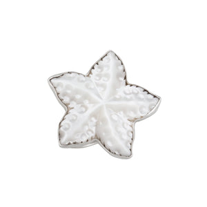 Sterling Silver Mother of Pearl Starfish Adjustable Ring | Charles Albert Jewelry