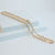 Gold Tone Base Metal Paperclip Chain with Toggle | Charles Albert Jewelry