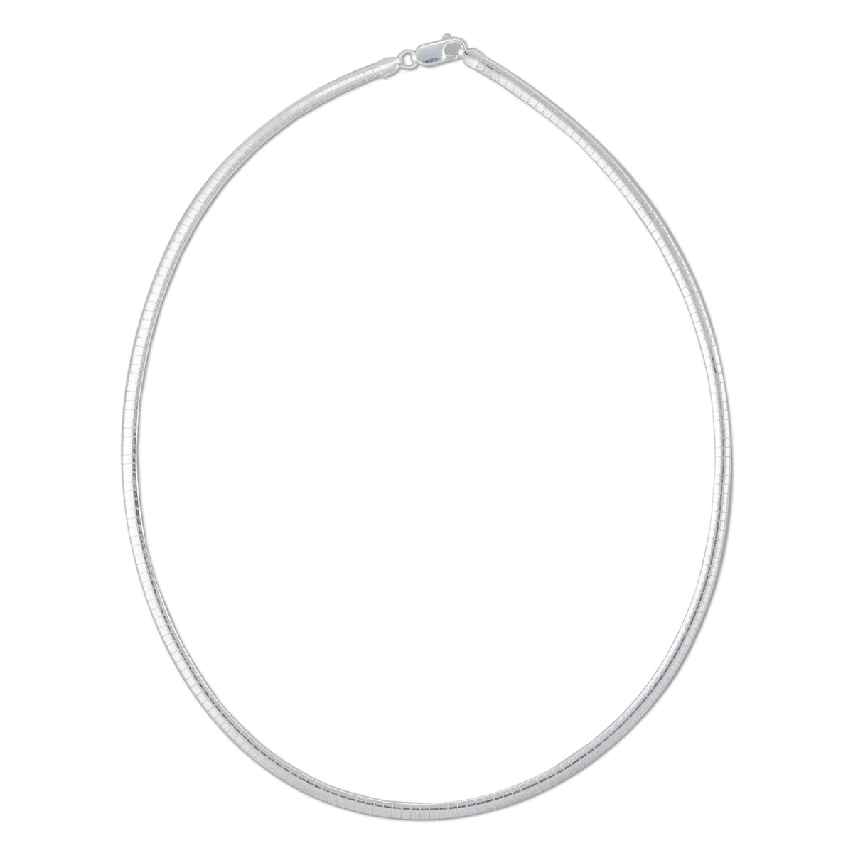 4mm Sterling Silver Classic Omega | Charles Albert Jewelry