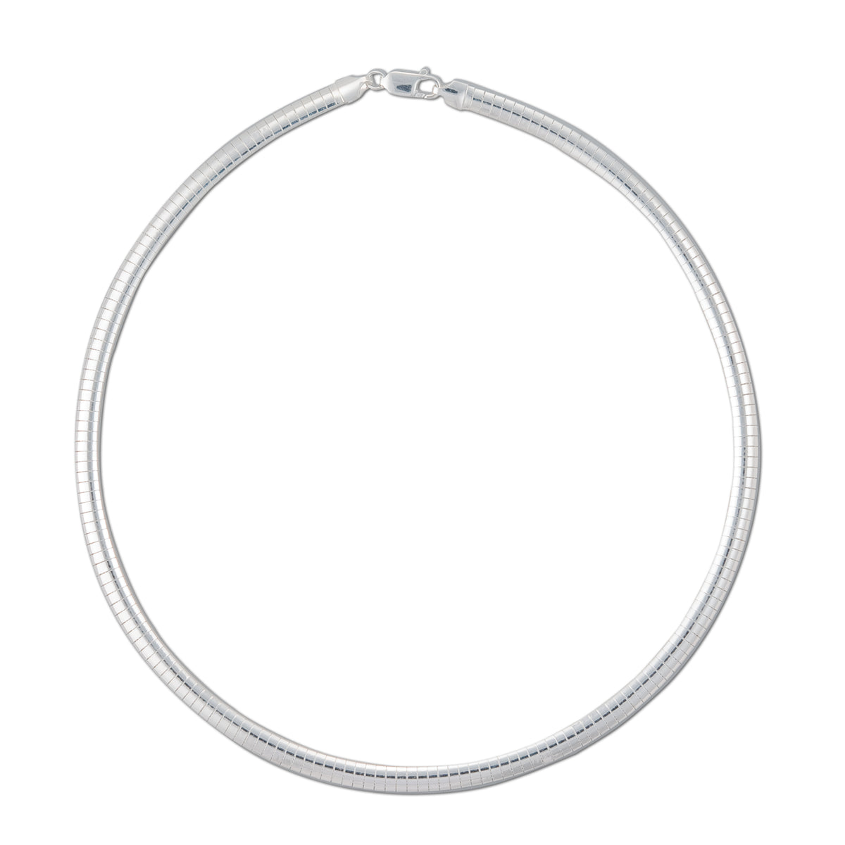6mm Sterling Silver Classic Omega | Charles Albert Jewelry