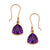 Alchemia Amethyst Trillion Drop Earrings | Charles Albert Jewelry