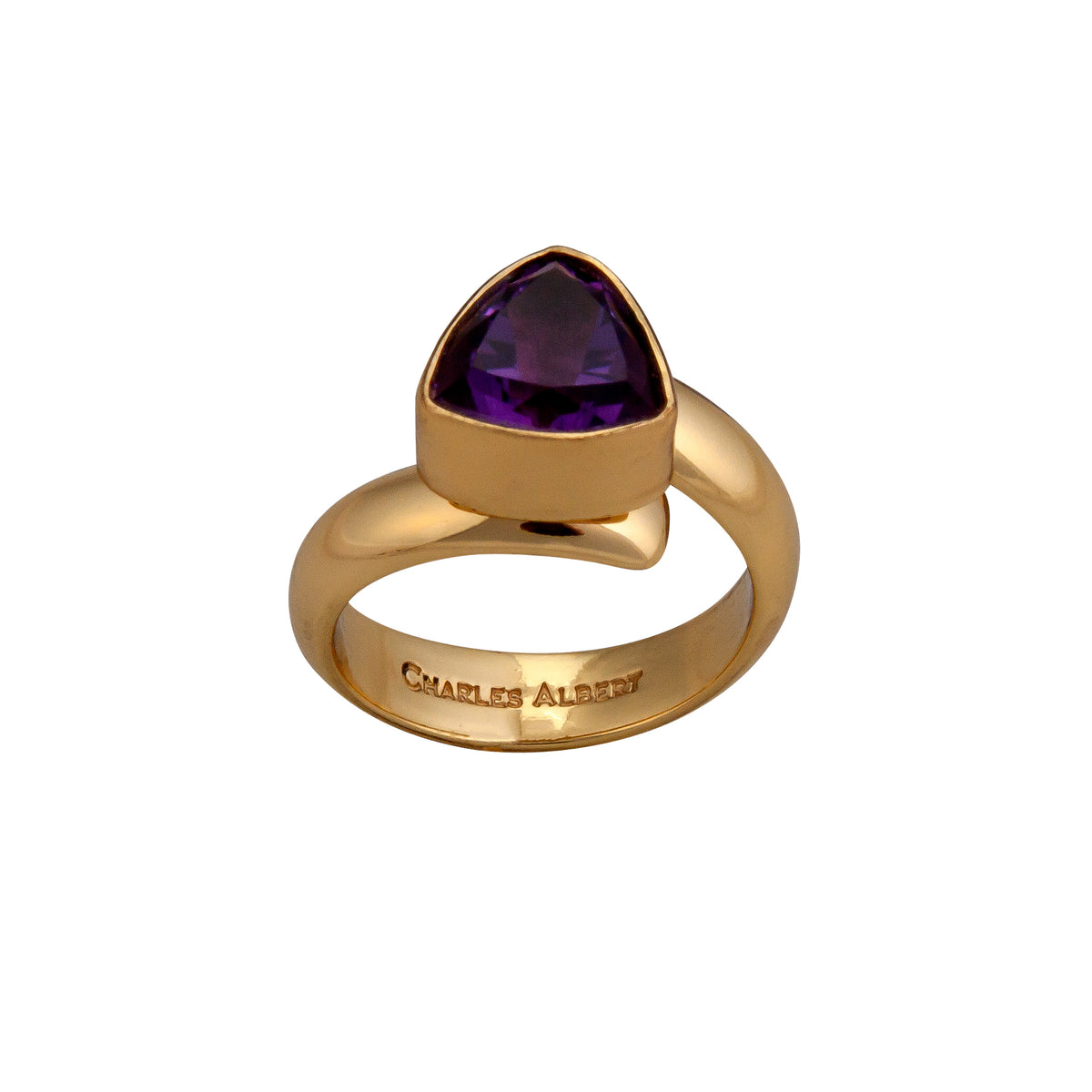 Alchemia Amethyst Trillion Ring | Charles Albert Jewelry