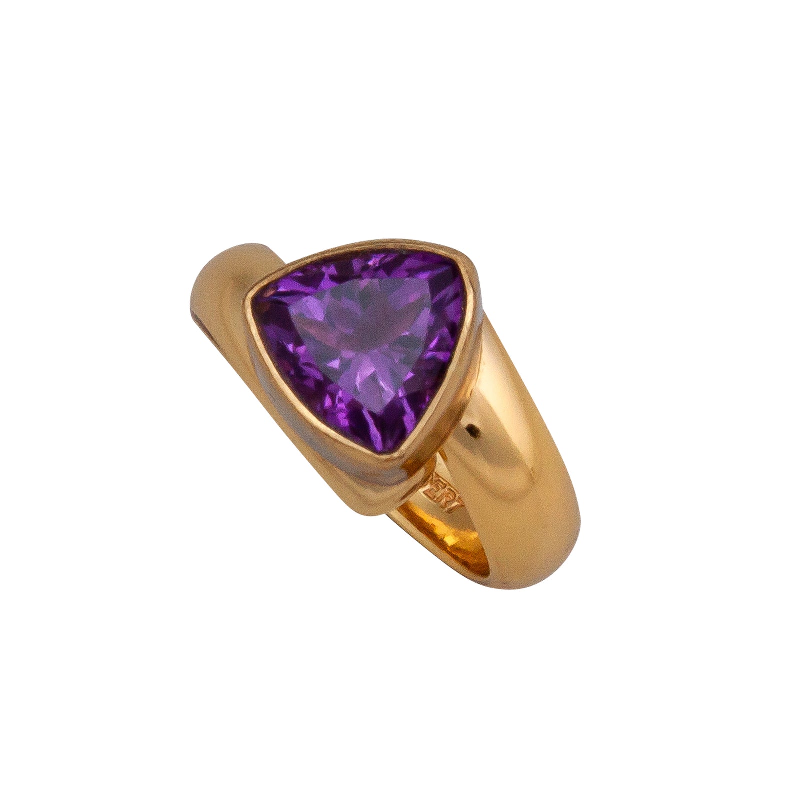 Alchemia Amethyst Trillion Ring | Charles Albert Jewelry