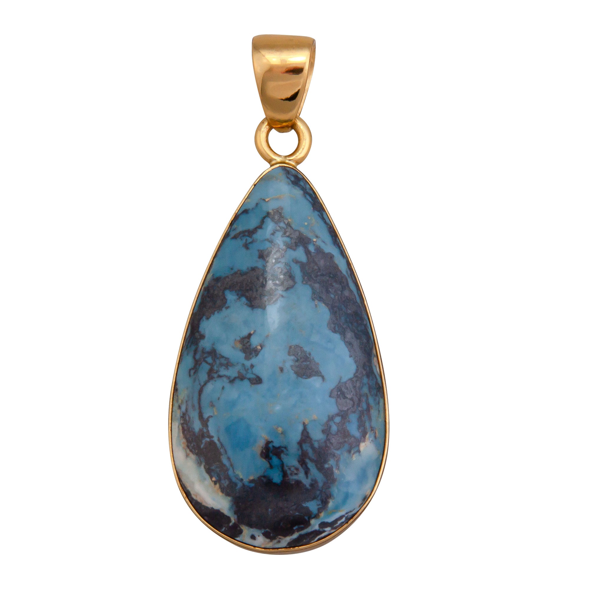 Alchemia Aztec Lapis Teardrop Pendant | Charles Albert Jewelry