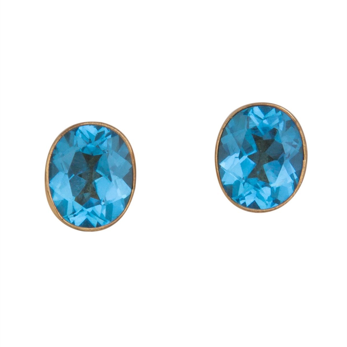 Alchemia Blue Topaz Post Earrings | Charles Albert Jewelry