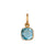 Alchemia Blue Topaz Square Charm Pendant | Charles Albert Jewelry