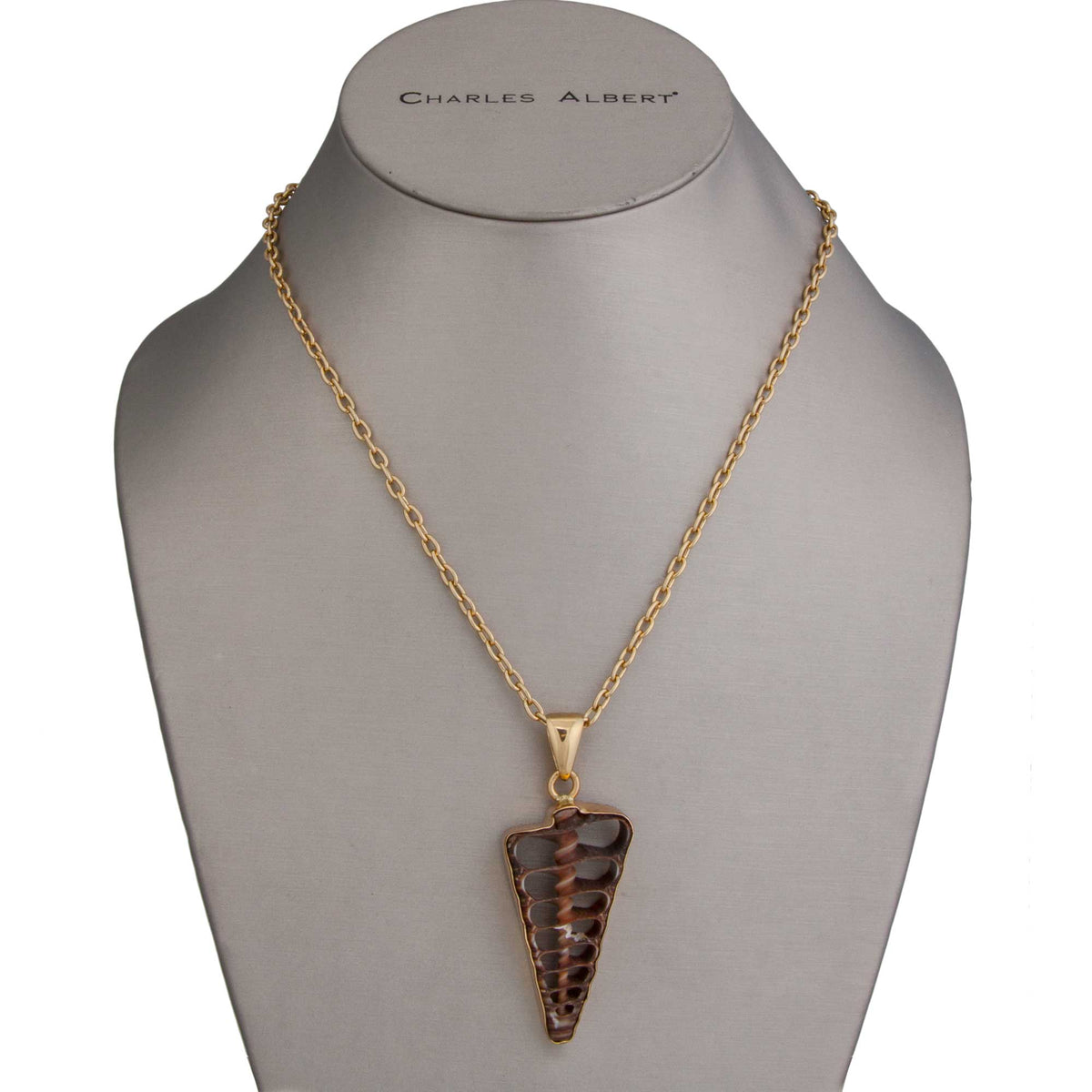 Alchemia Cerithium Telescopium Shell Pendant | Charles Albert Jewelry