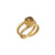 Alchemia Citrine Double Band Adjustable Ring | Charles Albert Jewelry