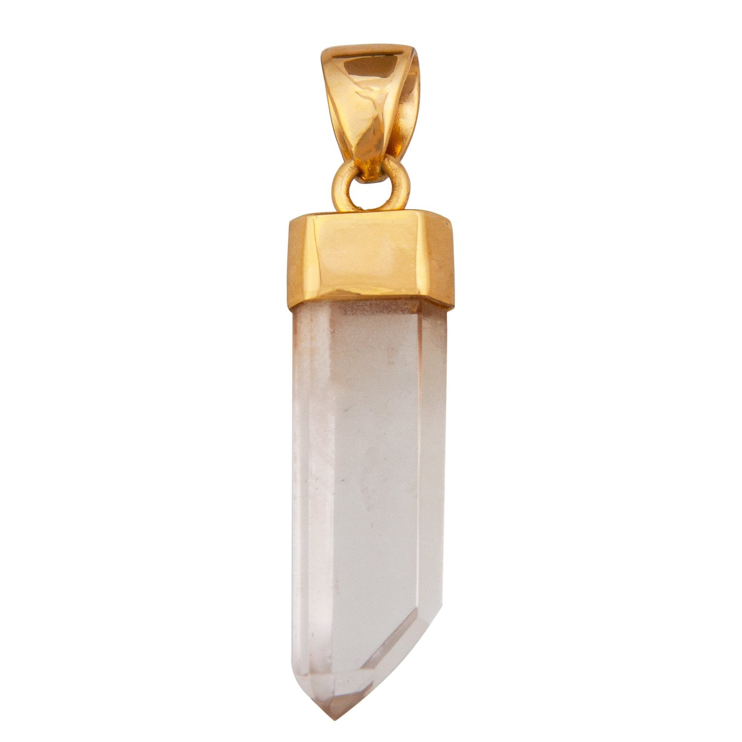 Alchemia Clear Quartz Point Pendant | Charles Albert Jewelry