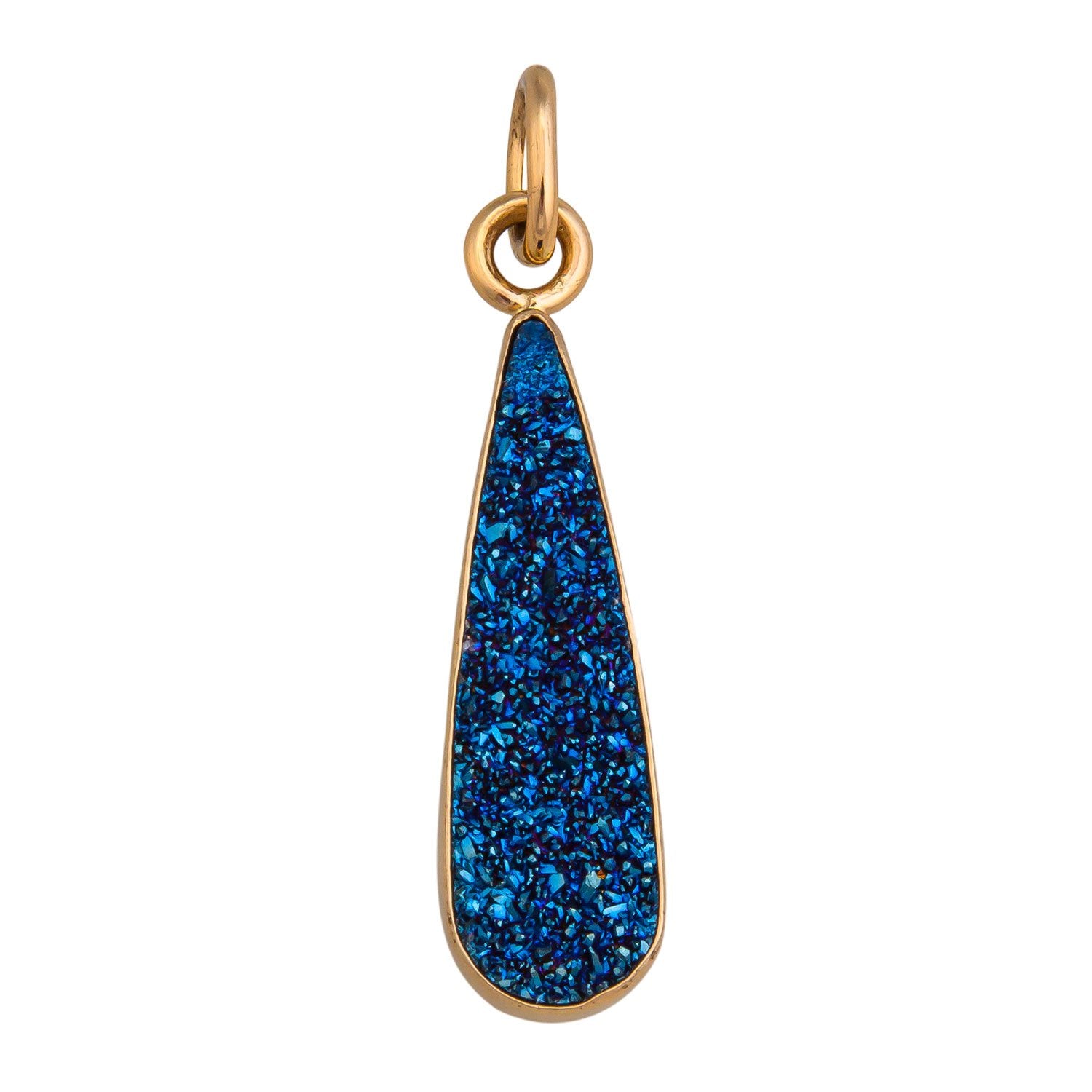 Alchemia Cobalt Blue Druzy Teardrop Pendant | Charles Albert Jewelry