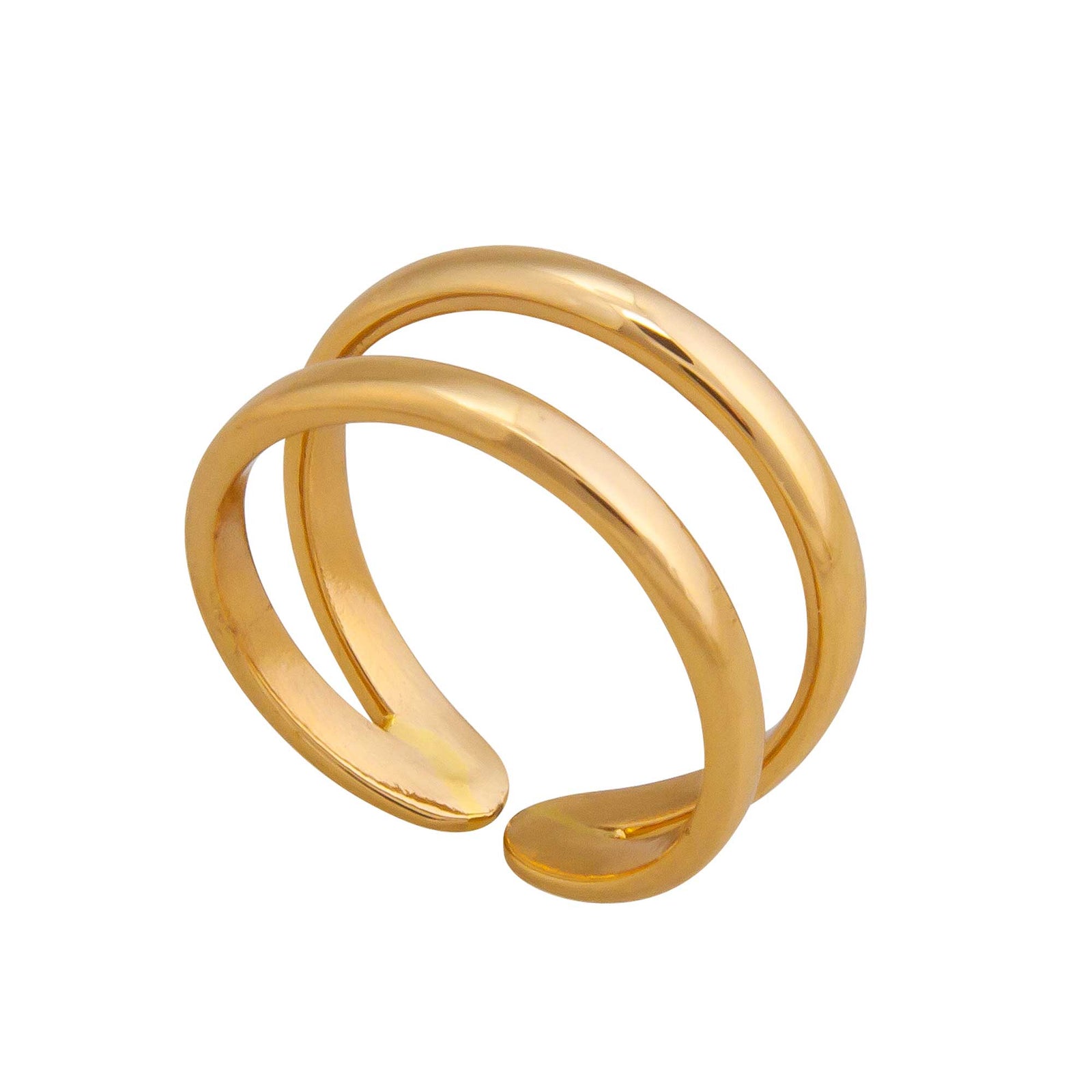 Alchemia Double Band Adjustable Ring | Charles Albert Jewelry