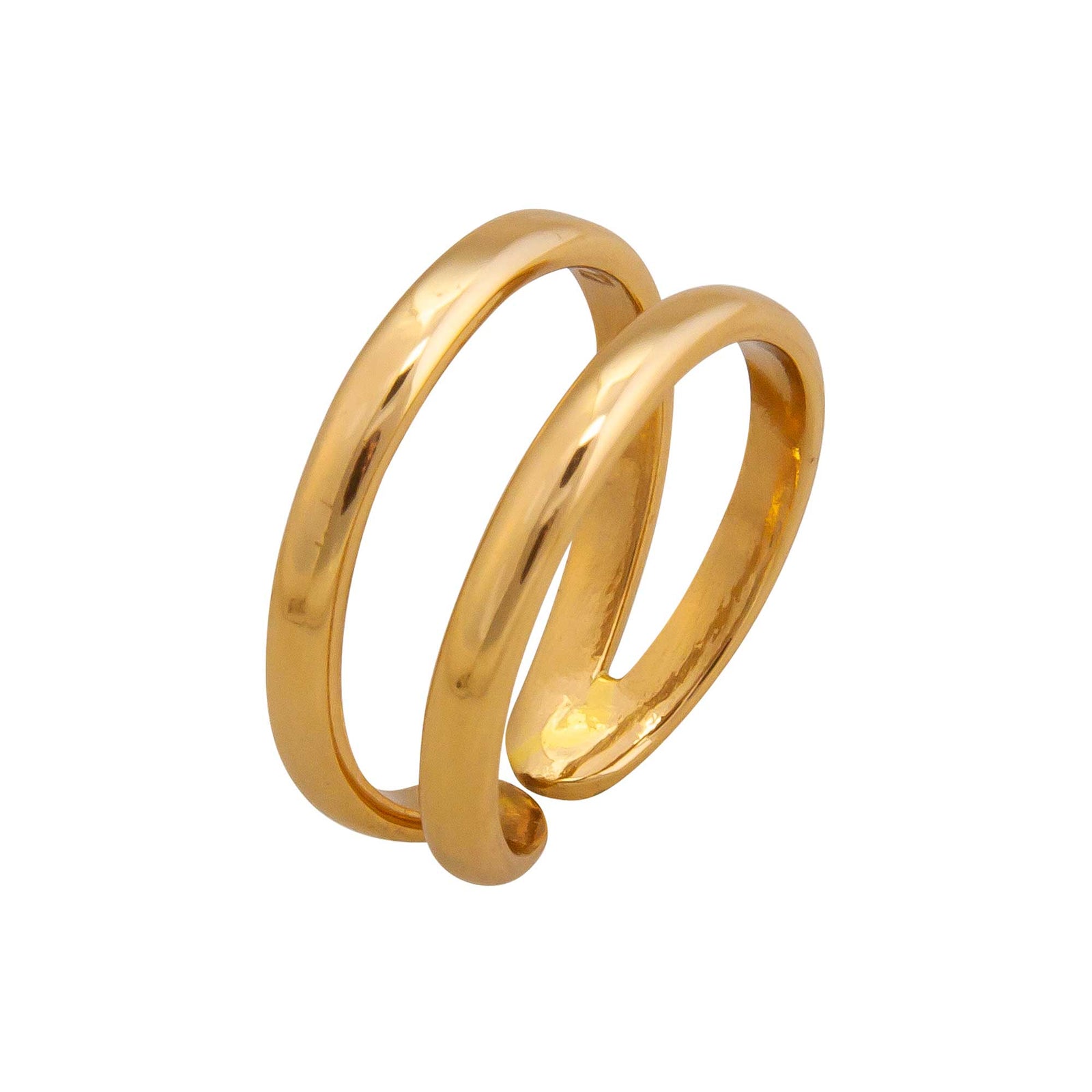 Alchemia Double Band Adjustable Ring | Charles Albert Jewelry