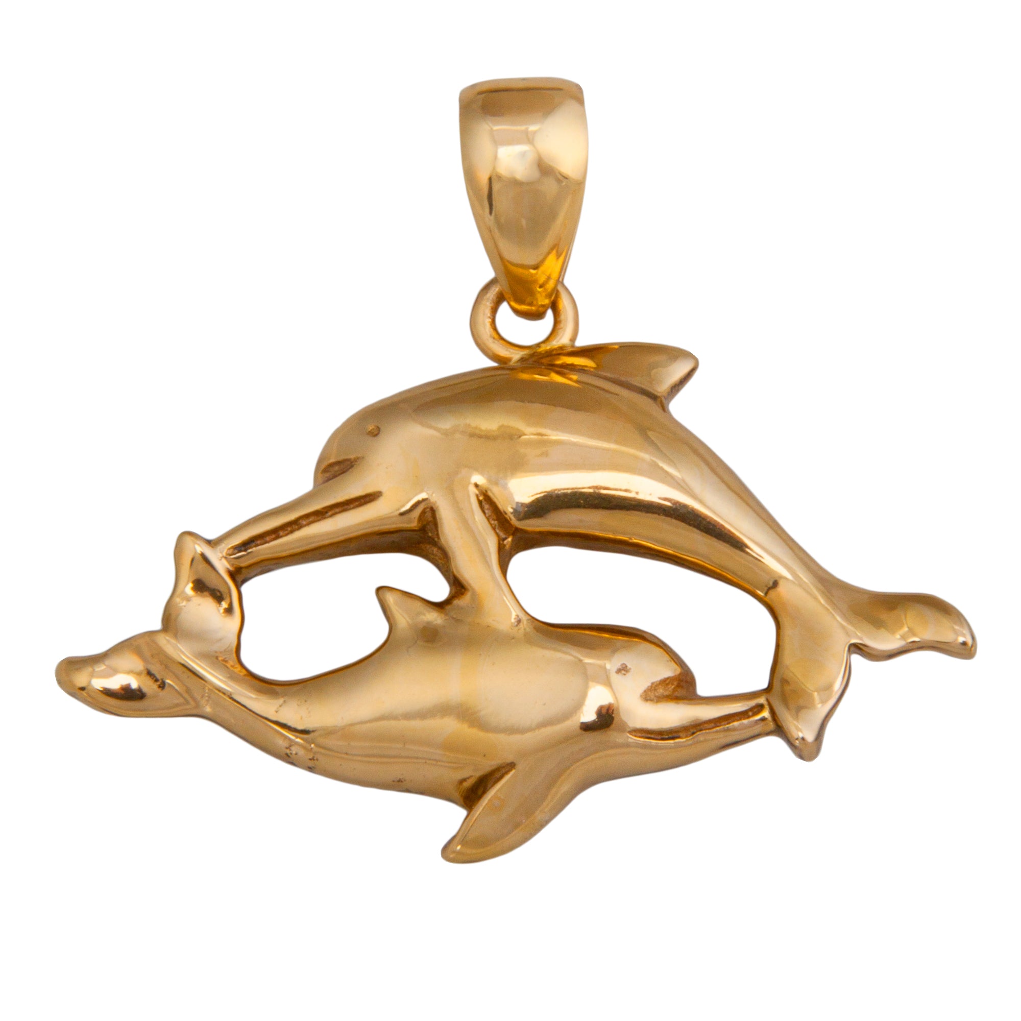 Alchemia Double Dolphin Pendant | Charles Albert Jewelry