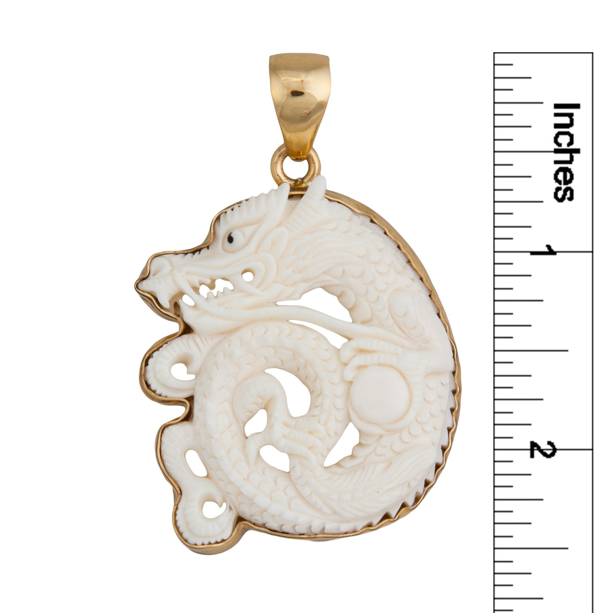 Alchemia Dragon Bone Pendant | Charles Albert Jewelry