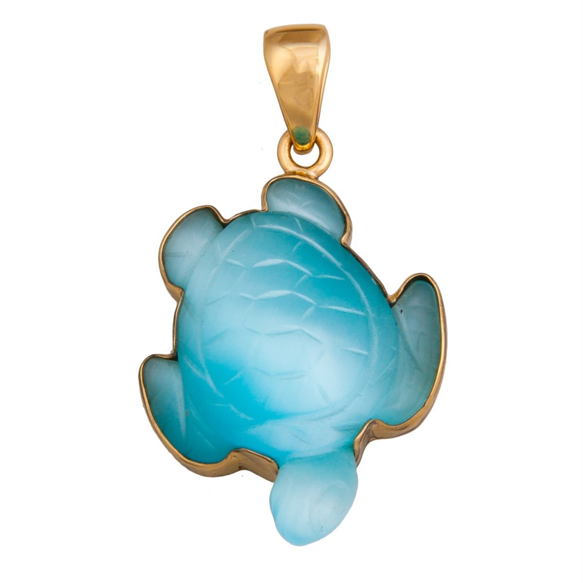 Alchemia Fiber Optic Cable Turtle Pendant | Charles Albert Jewelry
