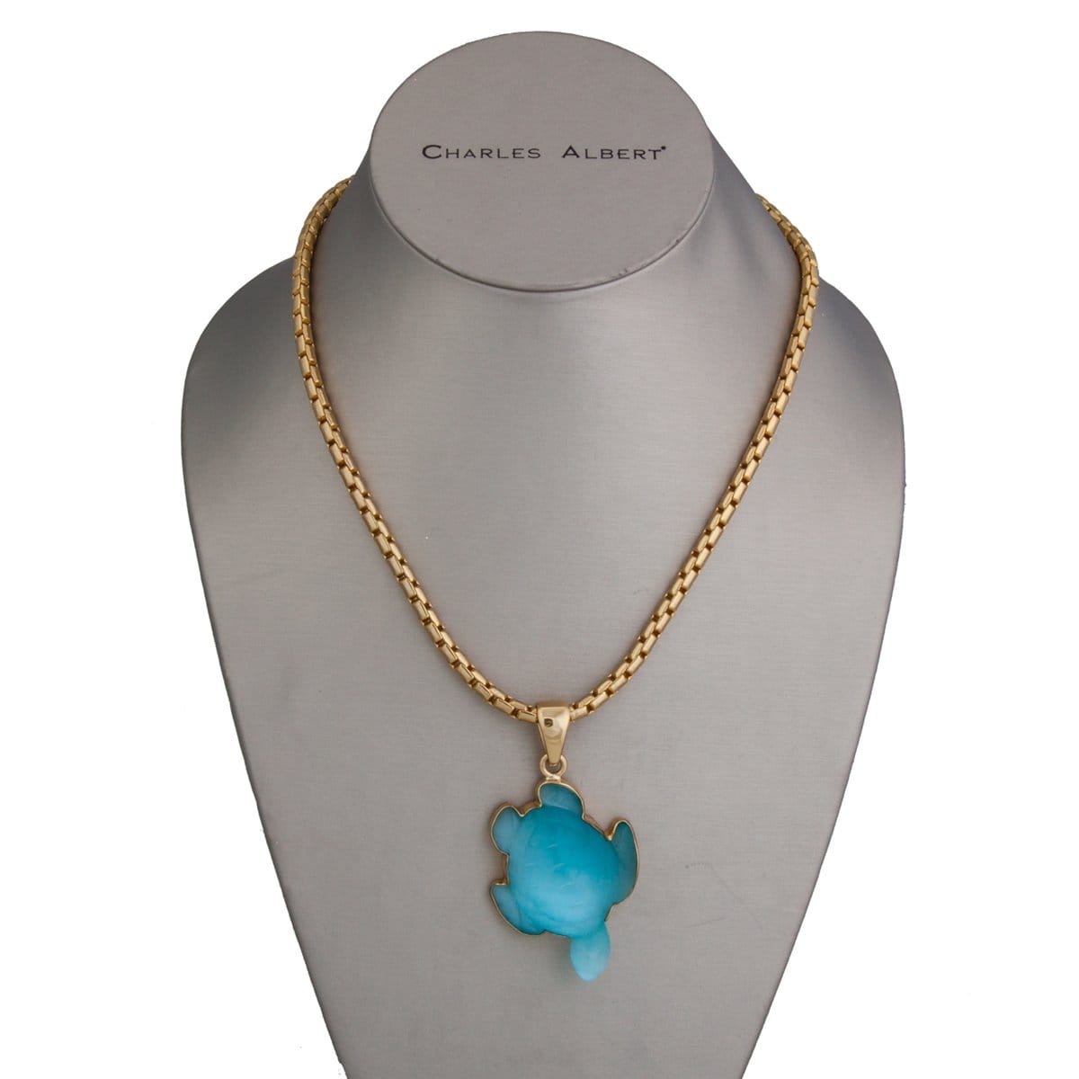 Alchemia Fiber Optic Cable Turtle Pendant | Charles Albert Jewelry