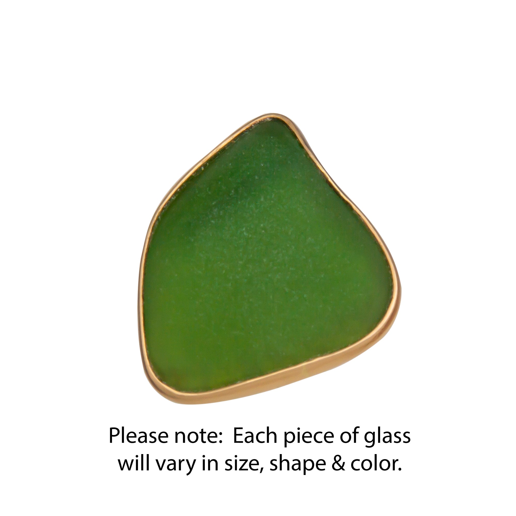 Alchemia Green Recycled Glass Adjustable Ring | Charles Albert Jewelry