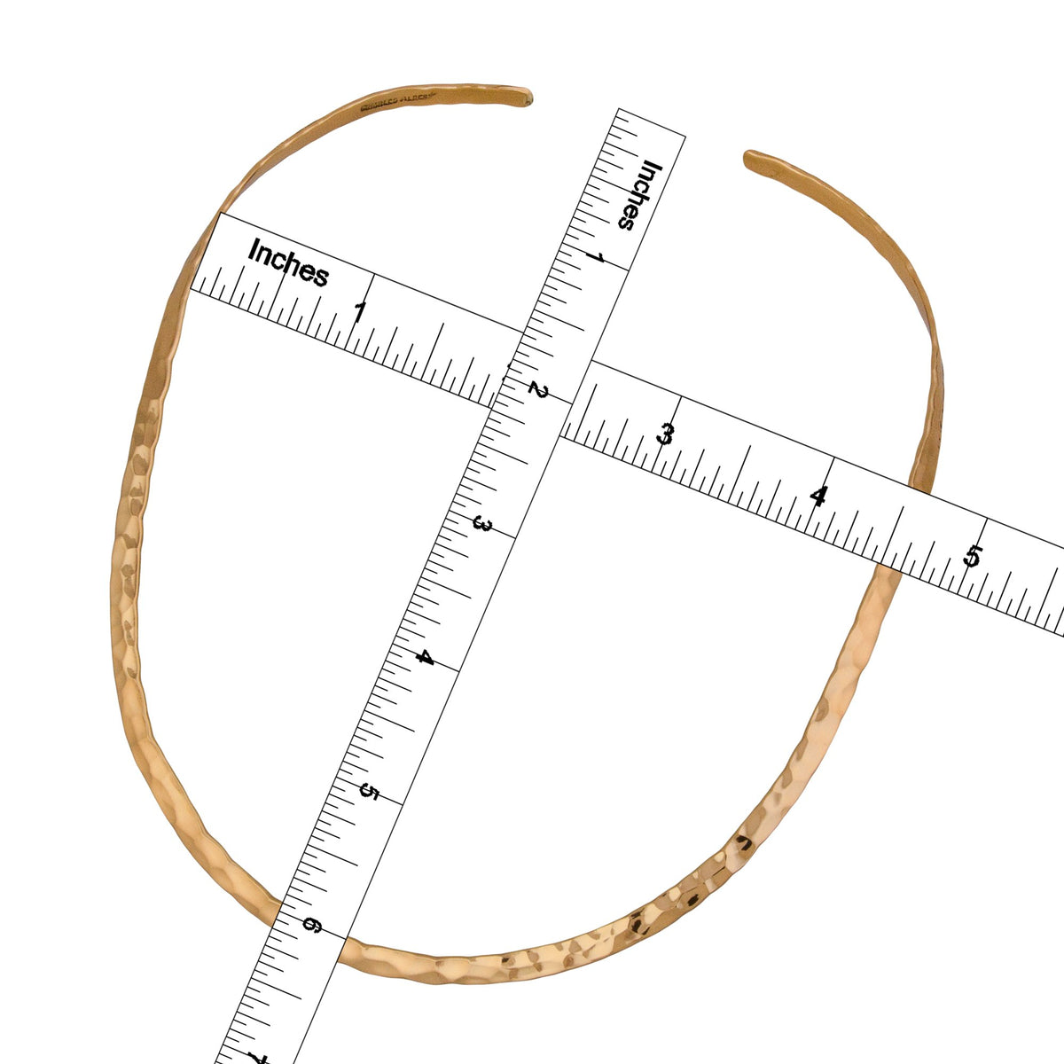 Alchemia Hammered Oval Neckwire | Charles Albert Jewelry