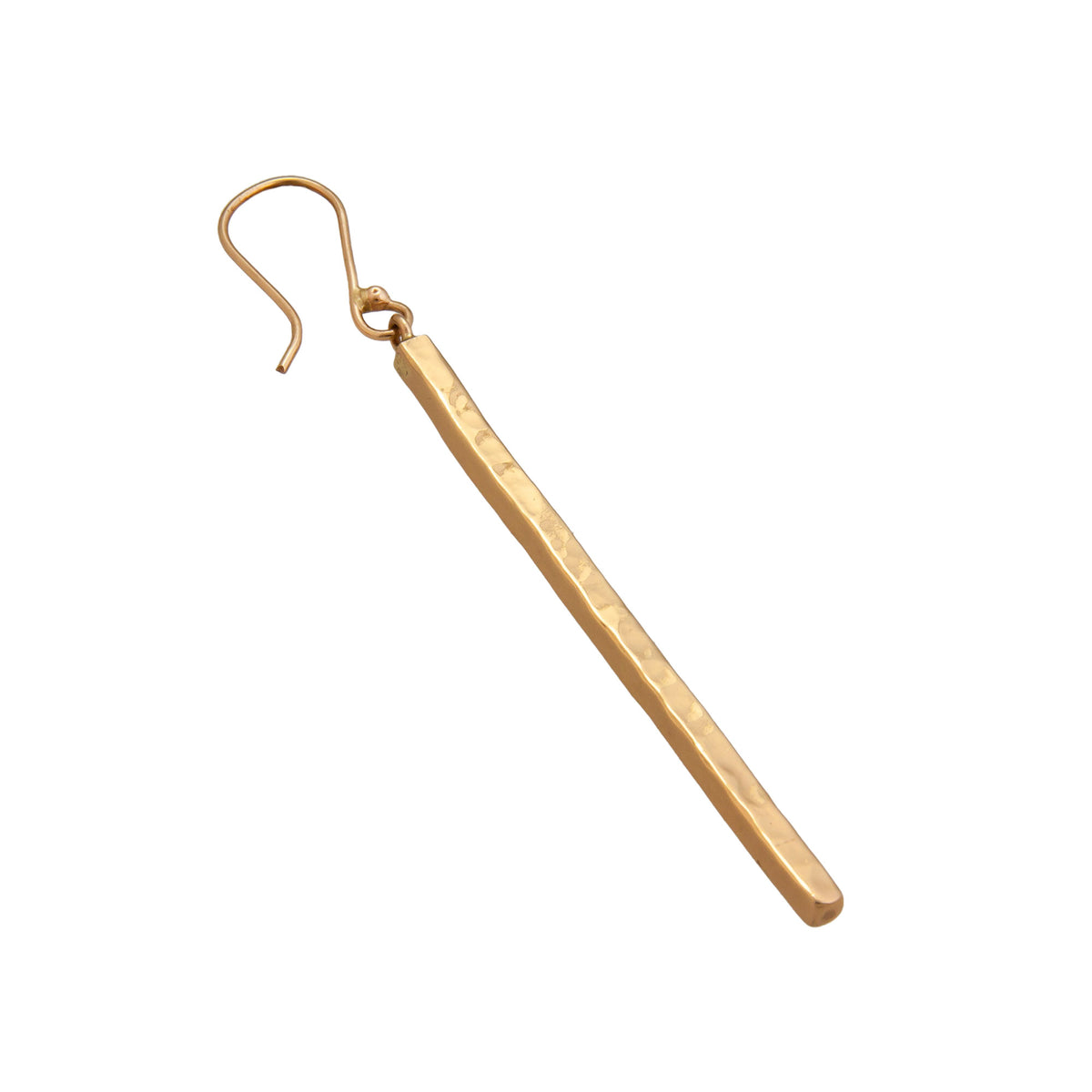 Alchemia Hammered Stick Drop Earrings | Charles Albert Jewelry