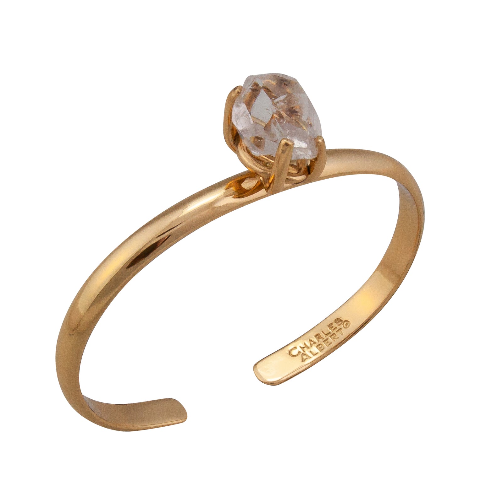 Alchemia Herkimer Diamond Mini Cuff | Charles Albert Jewelry