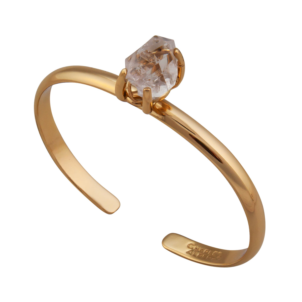 Alchemia Herkimer Diamond Mini Cuff | Charles Albert Jewelry