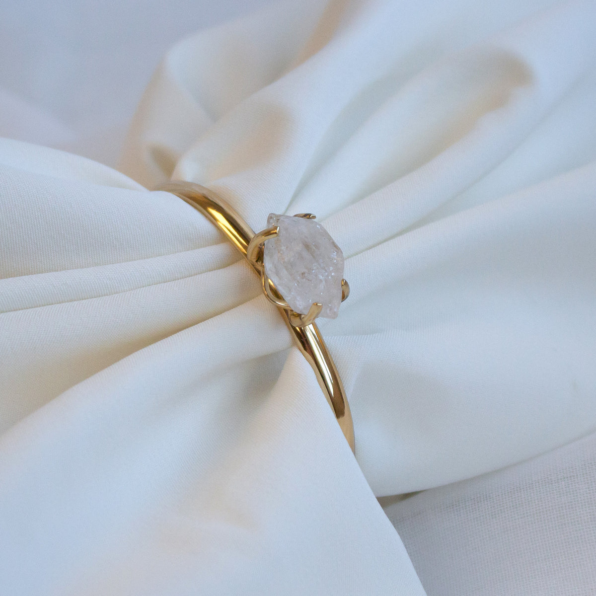 Alchemia Herkimer Diamond Mini Cuff | Charles Albert Jewelry