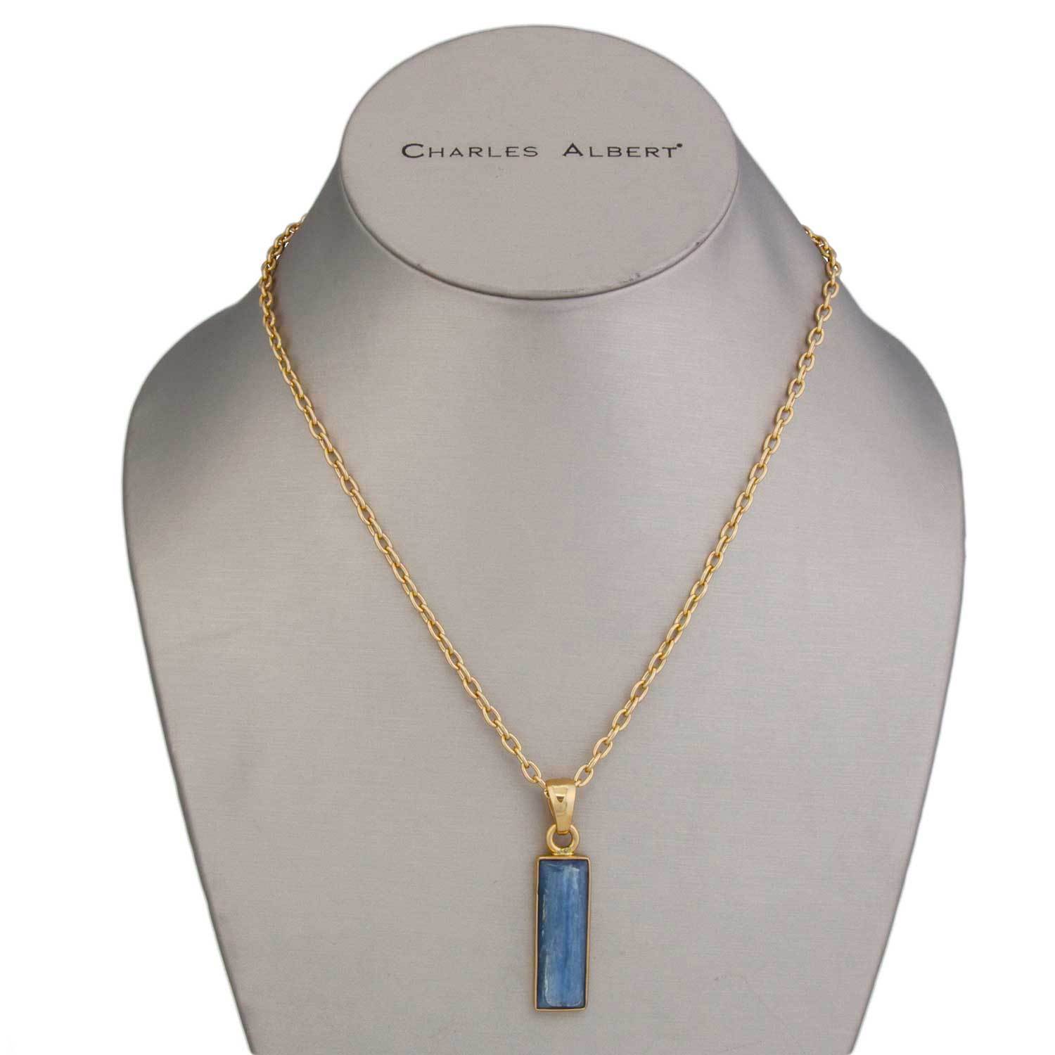 Alchemia Kyanite Rectangle Pendant | Charles Albert Jewelry