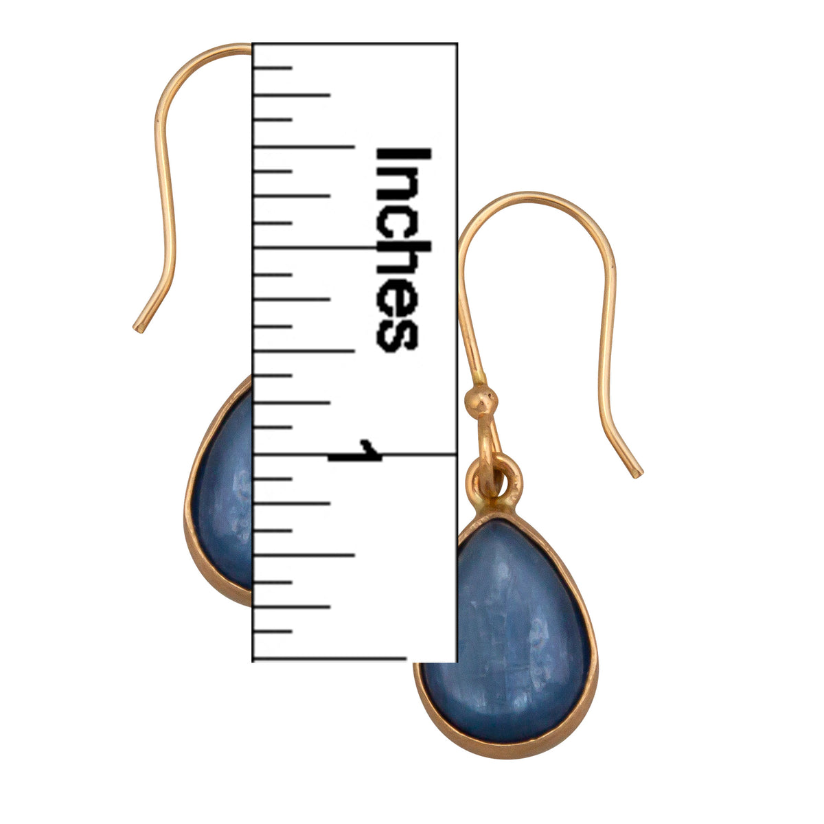 Alchemia Kyanite Teardrop Earrings | Charles Albert Jewelry
