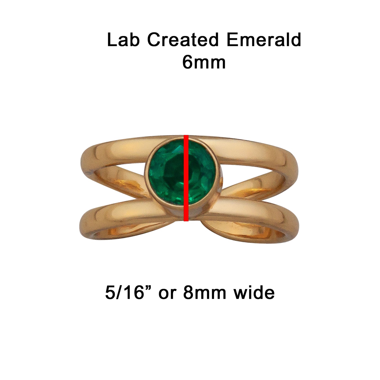 Alchemia Lab Emerald Cuff Ring | Charles Albert Jewelry