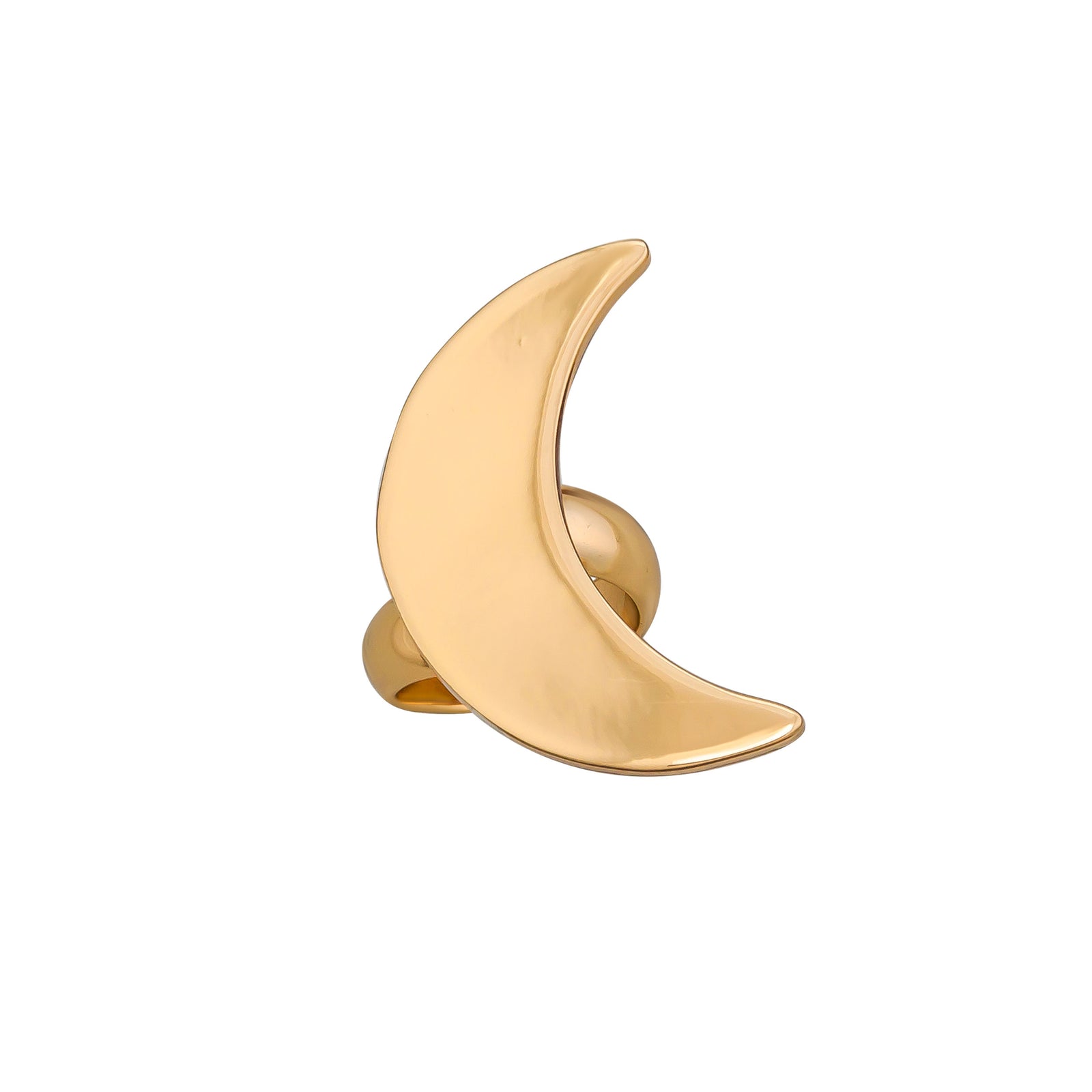 Alchemia Large Moon Adjustable Ring | Charles Albert Jewelry