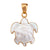 Alchemia Large Mother of Pearl Sea Turtle Pendant | Charles Albert Jewelry