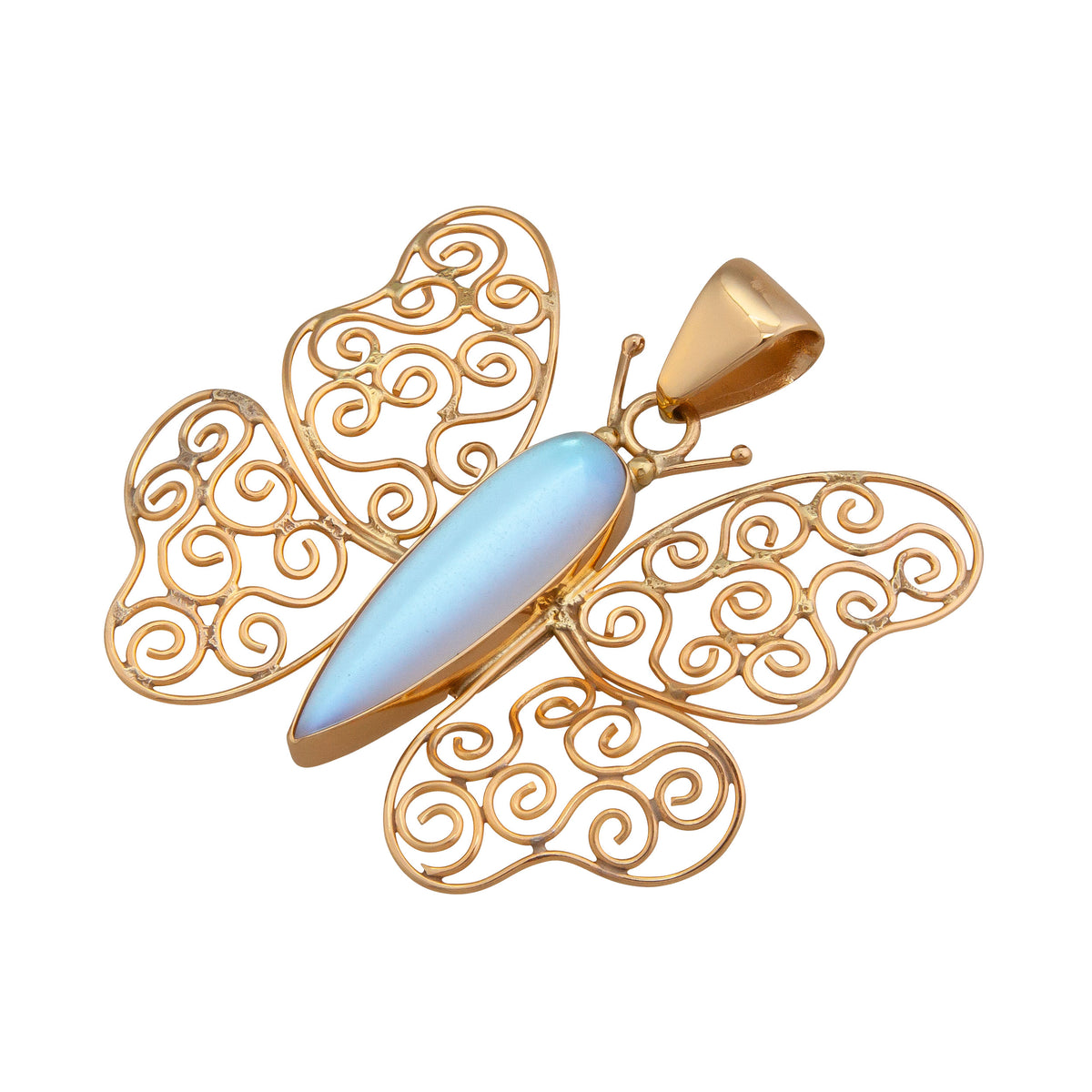 Alchemia Luminite Butterfly Pendant | Charles Albert Jewelry