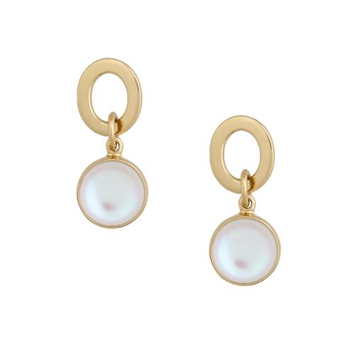 Alchemia Luminite Circle Post Earrings | Charles Albert Jewelry