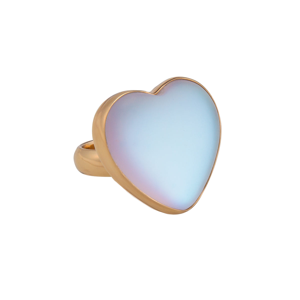 Alchemia Luminite Heart Adjustable Ring | Charles Albert Jewelry
