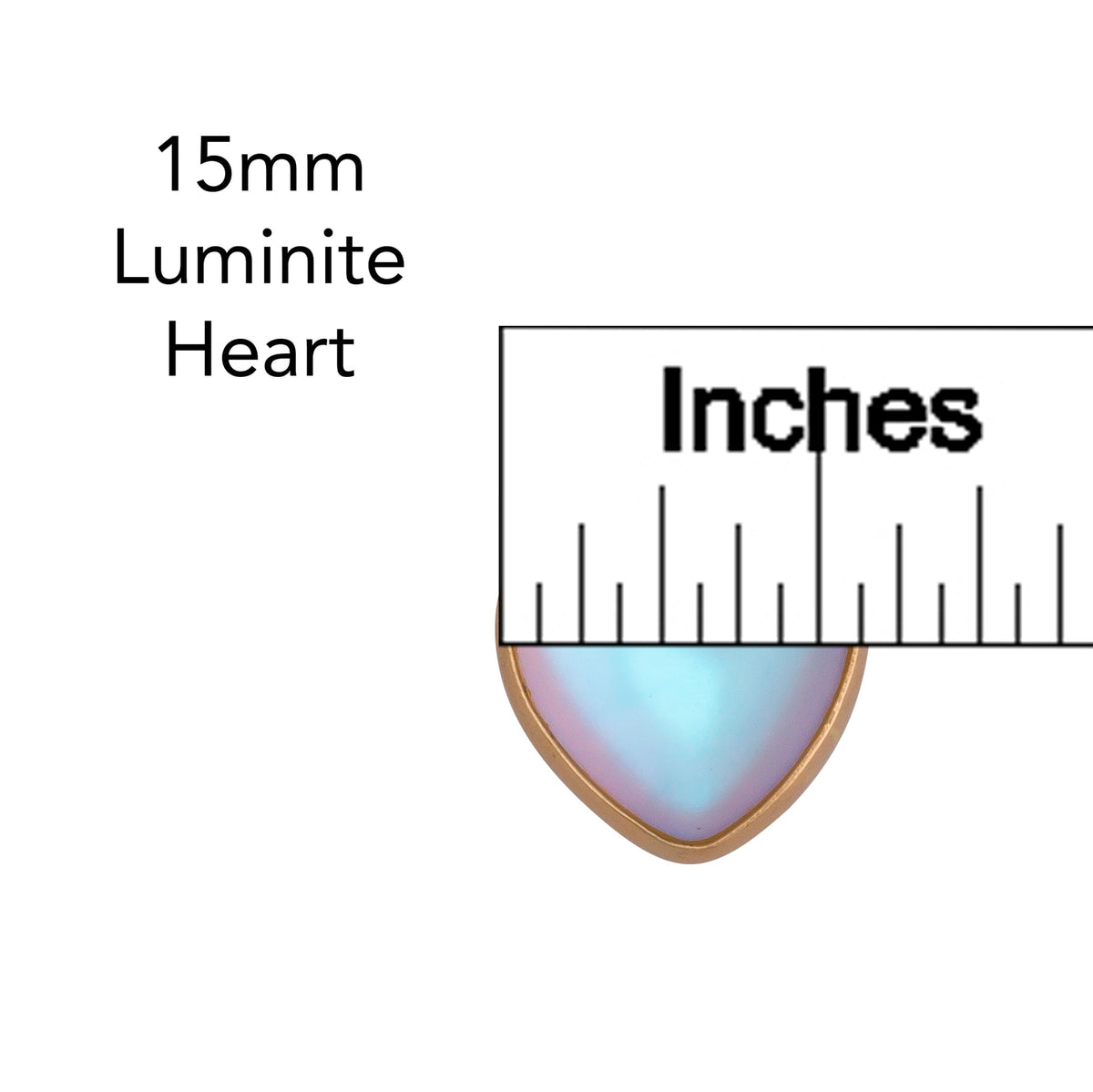 Alchemia Luminite Heart Post Earrings | Charles Albert Jewelry