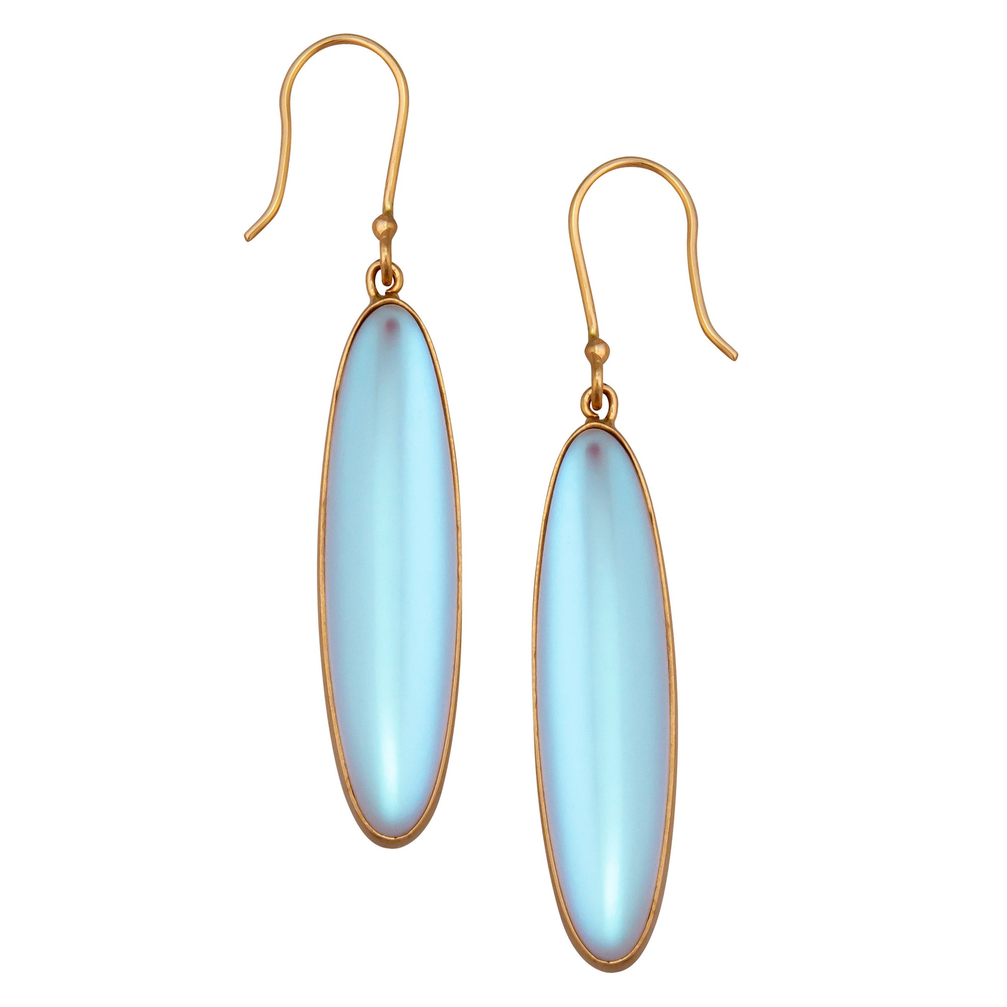 Alchemia Luminite Oval Drop Earrings | Charles Albert Jewelry