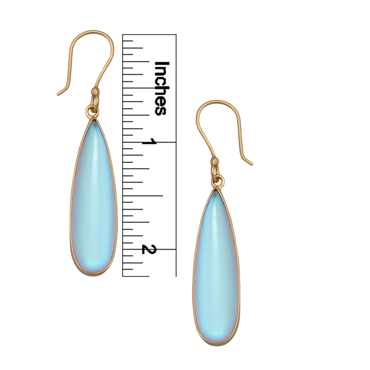 Alchemia Luminite Teardrop Earrings | Charles Albert Jewelry