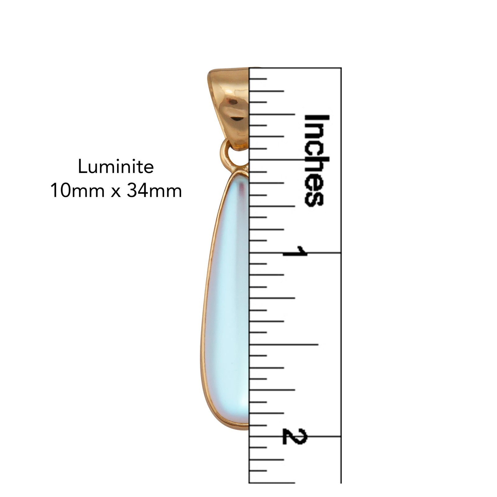 Alchemia Luminite Teardrop Pendant | Charles Albert Jewelry