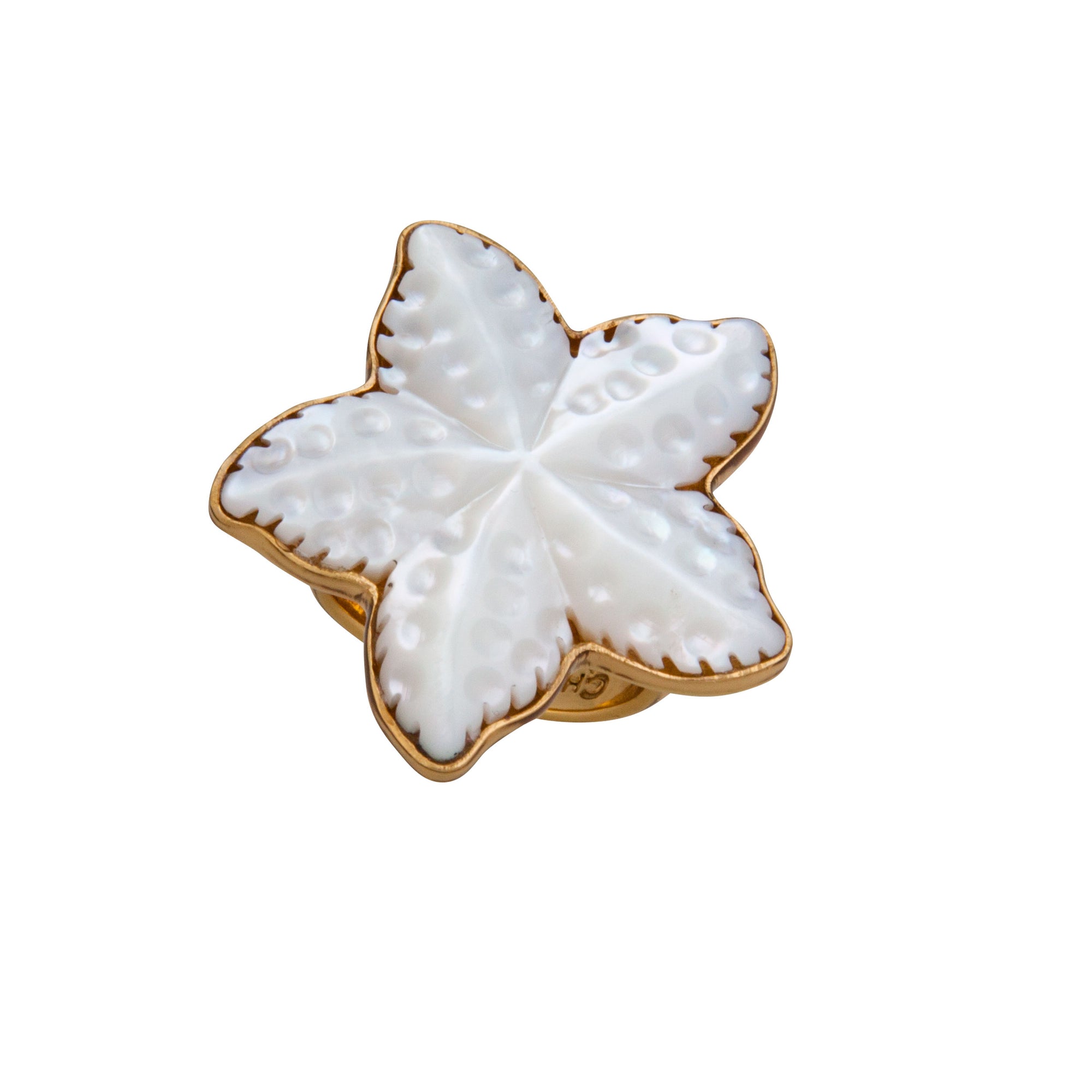 Alchemia Mother of Pearl Starfish Adjustable Ring | Charles Albert Jewelry