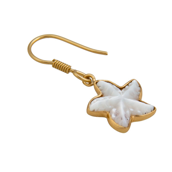 Alchemia Mother Of Pearl Starfish Drop Earrings - Charles Albert Inc