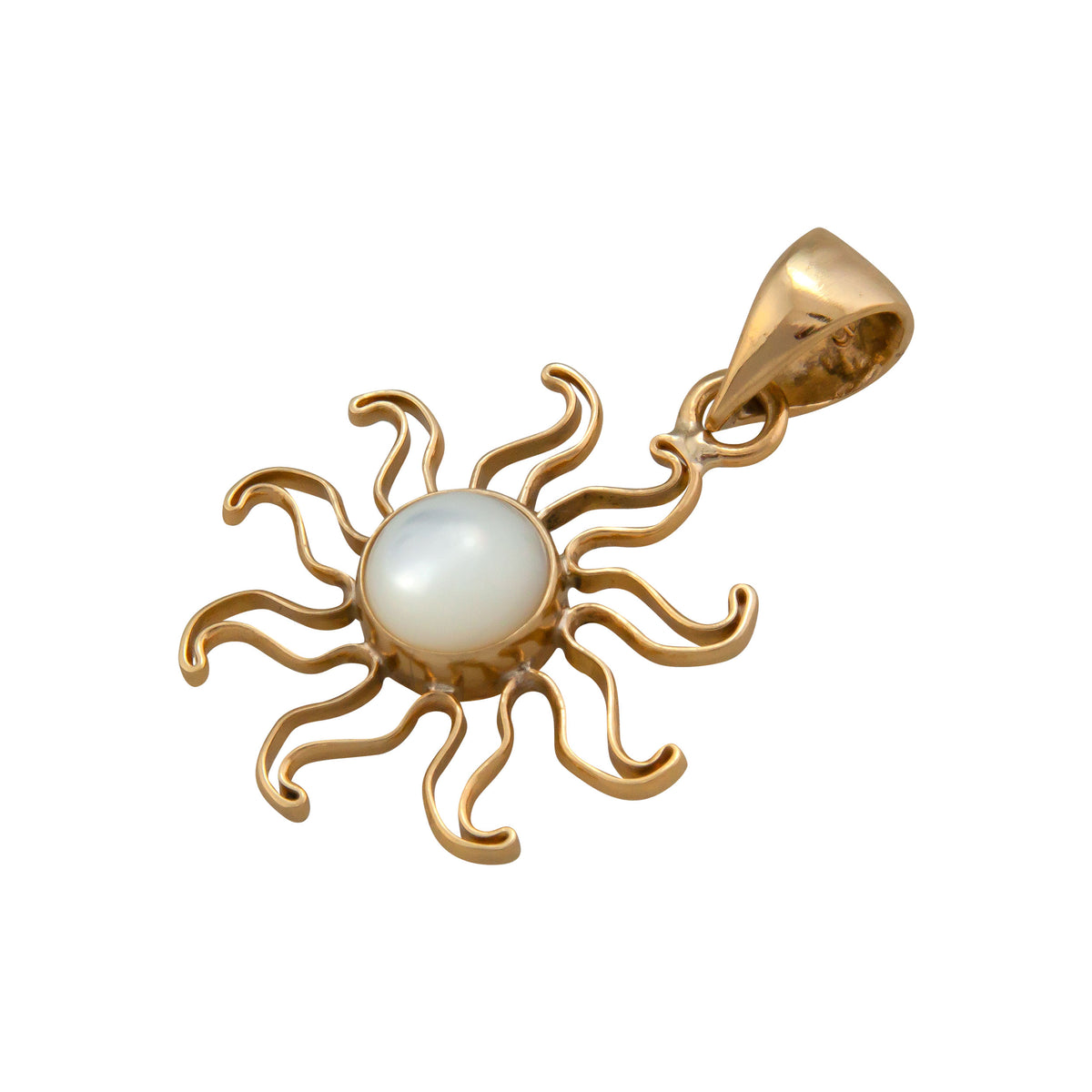 Alchemia Mother of Pearl Sun Pendant | Charles Albert Jewelry