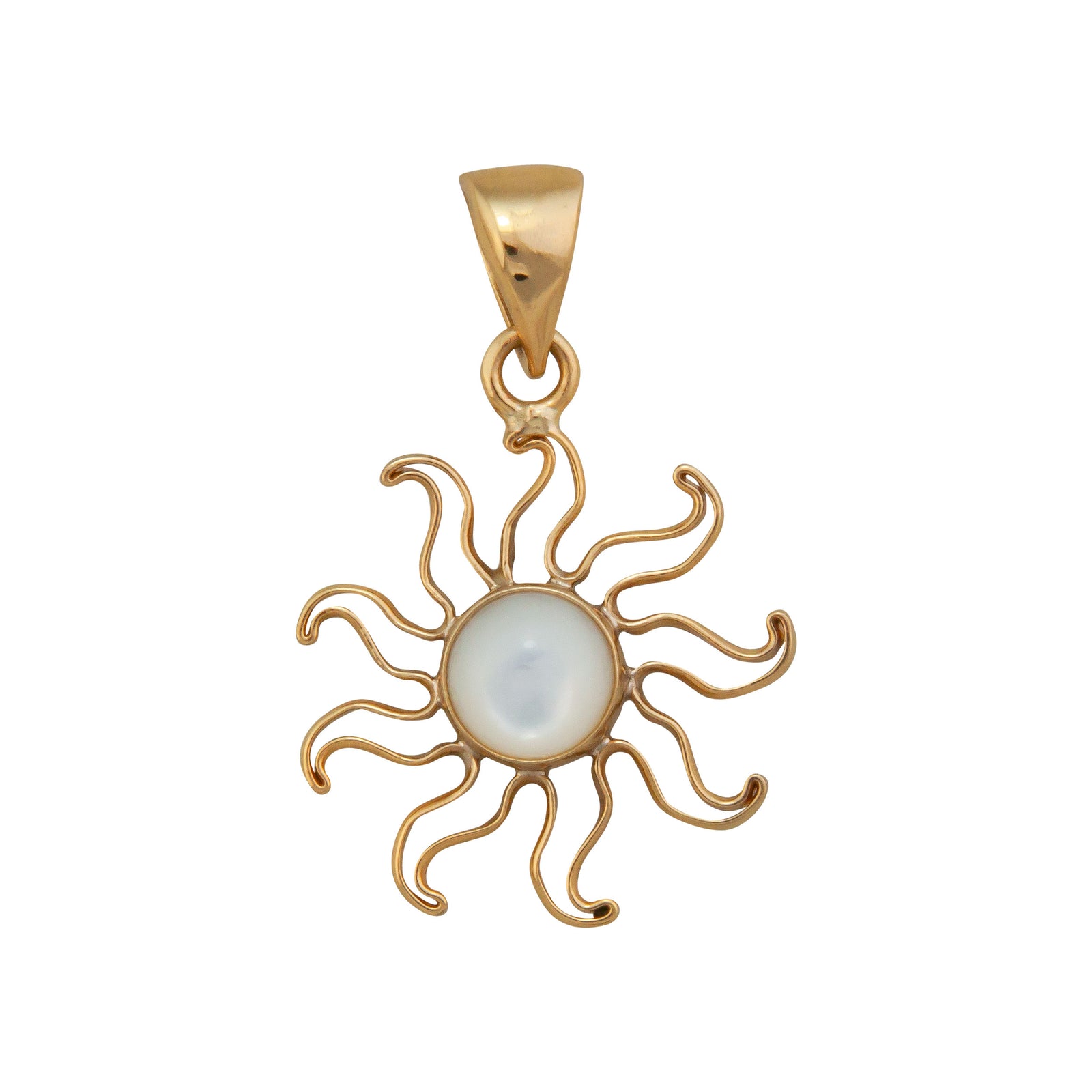 Alchemia Mother of Pearl Sun Pendant | Charles Albert Jewelry