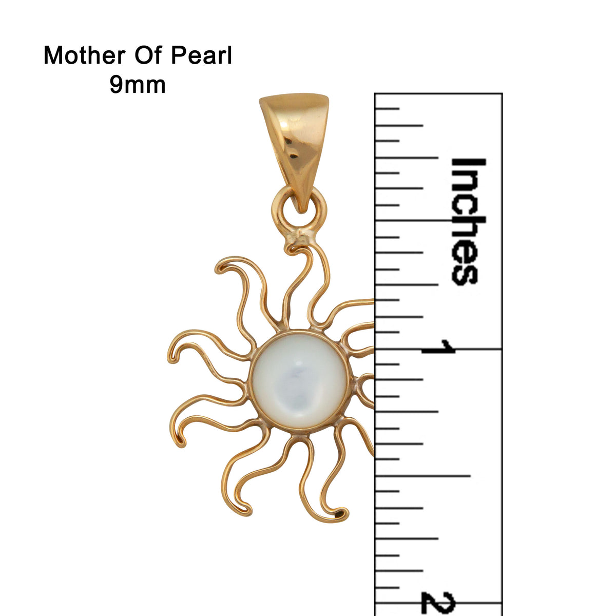 Alchemia Mother of Pearl Sun Pendant | Charles Albert Jewelry