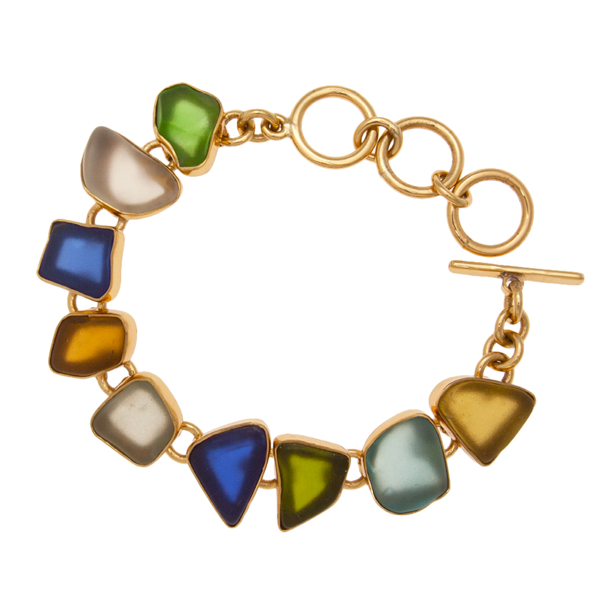 Alchemia Multi Color Recycled Glass Bracelet | Charles Albert Jewelry