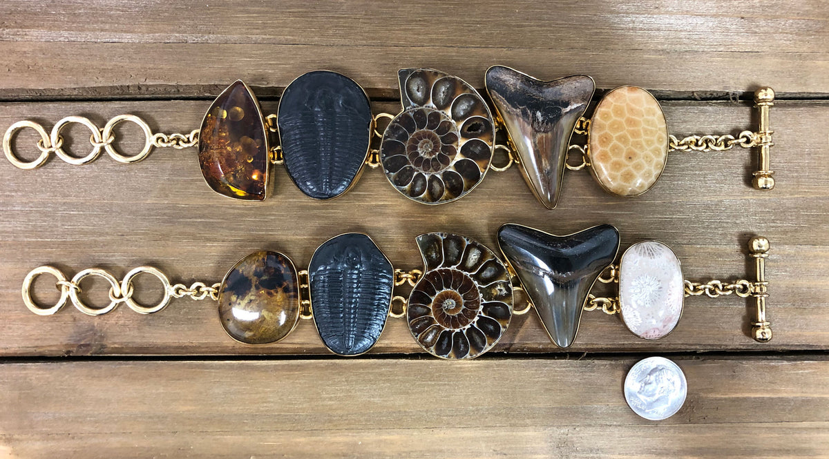 Alchemia Multi Fossil Bracelet | Charles Albert Jewelry