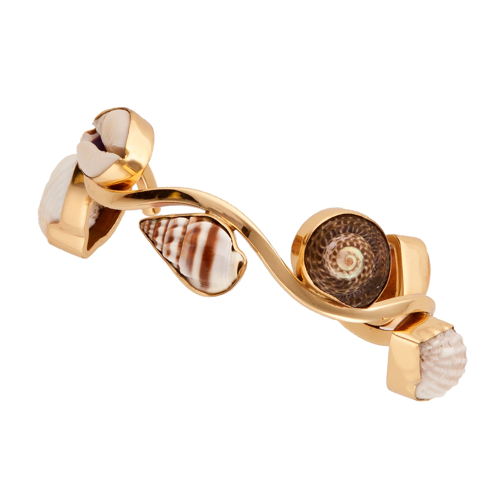Alchemia Multi-Shell Wave Cuff | Charles Albert Jewelry