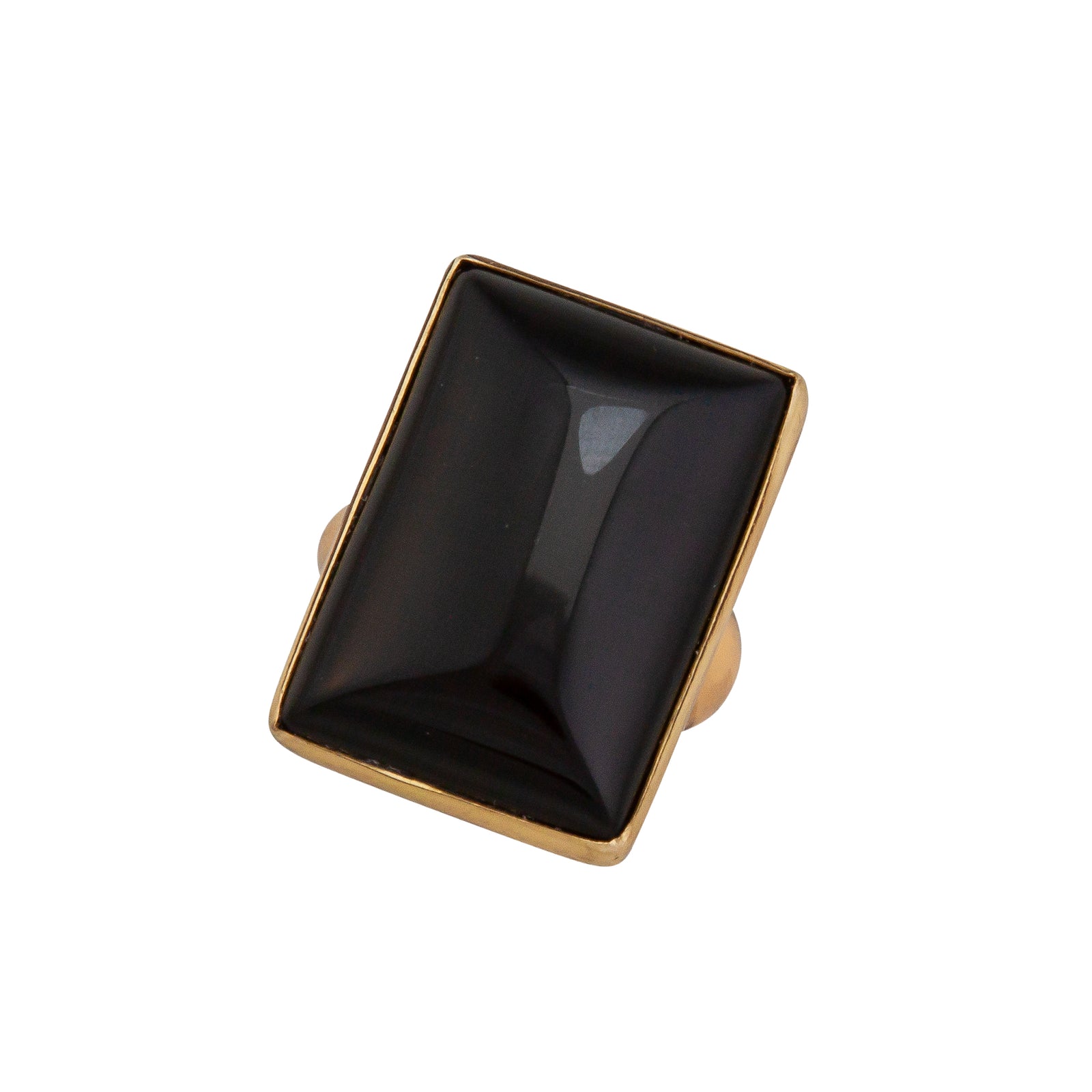 Alchemia Onyx Rectangle Adjustable Ring | Charles Albert Jewelry